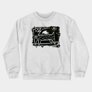 dog skater Crewneck Sweatshirt